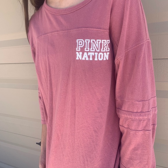 Pink VS 3/4 Sleeve Shirt - Picture 3 of 3